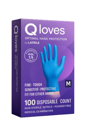 Qloves® Nitrile Medical Examination Gloves – 3.5 Mil Case